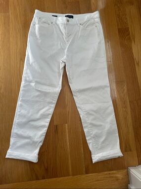 Talbots White Relaxed Woman’s Jeans